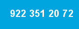 922 351 20 72 922 351 20 72